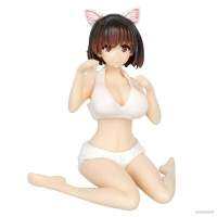 YT Megumi Kato Action Figure Cat Ear Nightwear Model Dolls Toys For Kids Gifts Collections Car Ornament Anime Doll TY