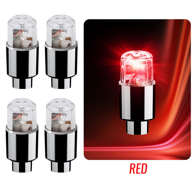 24pcs-ล้อรถ-led-light-รถจักรยานยนต์ไฟเลี้ยววาล์วหมวกโคมไฟตกแต่งไฟ-shot-valve-cap-แฟลช-spoke-no-lampon