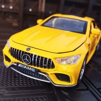 การจำลอง1:32 Mercedes-Benz Gt63อัลลอยด์โมเดลรถยนต์เด็กผู้ชายของเล่นโลหะเสียงและเบารถ Amg ตกแต่งแข่งรถเก็บของขวัญ