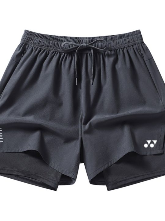lined-shorts-for-men-and-women-breathable-quick-drying-three-point-pants-yy-badminton-clothing-group-purchase-anti-light-table-tennis-running-pants