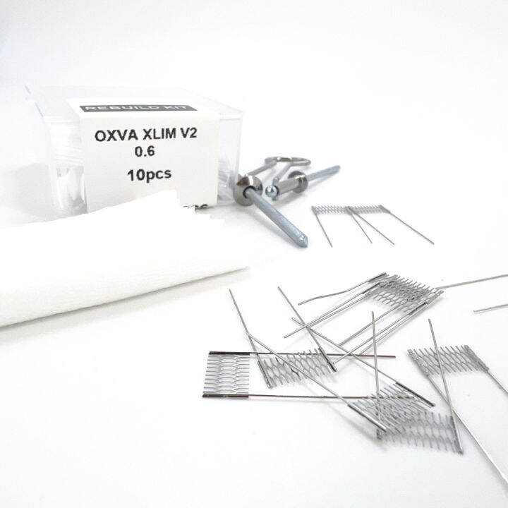 Rebuild kit for OXVA XLIM V2 0.6 ohm mesh coil with tool kit buy 2 get