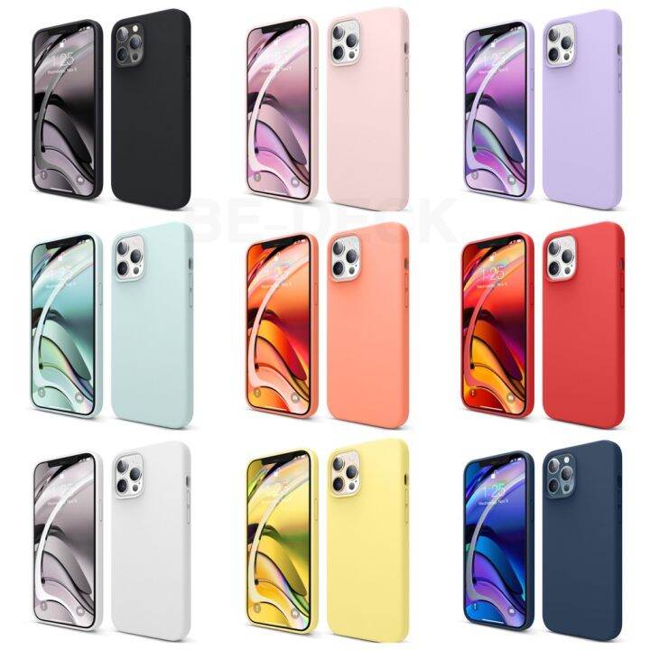 HOT★elago IPhone 12 Premium Silicone Case (12 Mini, 12, 12 Pro, 12 Pro ...