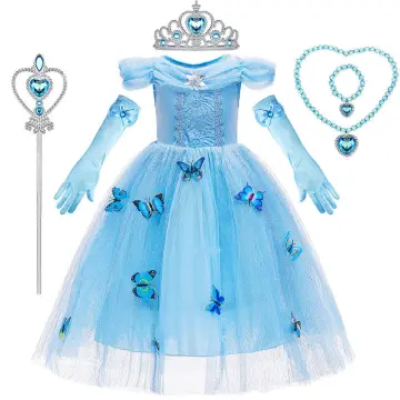 Adult Bell Princess Dress Stage Performance Disney Cinderella Elsa Anna  Halloween Cos Annual Meeting Costume