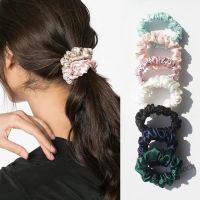 【Ready Stock】 ☬✹✒ C18 ✨✨ ✨Womens Hair Accesorios Solid color Lady Scrunchies Ponytail Scrunchy Elastic Hair Ropes Headwear