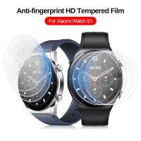 ♝✱℡ 3 sztuk szkło hartowane dla Xiaomi zegarek S1 ochraniacz ekranu dla Xiaomi WatchS1 M2108W1 D42 przeciwwybuchowe szkło hartowane