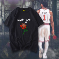 Windy City Rose Rose ROSE บาสเก็ตบอลเสื้อยืดผ้าฝ้ายแขนสั้นระบายอากาศใหม่ แขนสั้นผู้ชาย