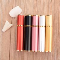 8ML Polygon Aluminum Refillable Perfume Travel Bottle Portable Empty Cosmetic Container sub-bottle Dropshipiing