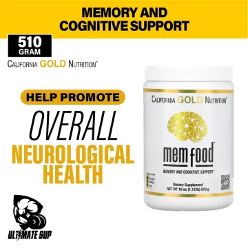  MEM Food, Memory & Cognitive Support, 1.12 lb (510 g),  California Gold Nutrition : Health & Household