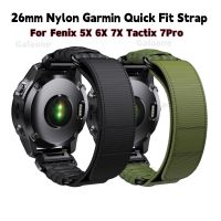 22 26mm Nylon Easy Fit Strap Belt For Garmin Fenix5X Plus/6X/6XPro/7X Quick Release Watch Band Instinct Bracelet Wristband