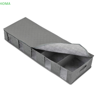 ?【Lowest price】HOMA ขนาดใหญ่ภายใต้กล่องเก็บของเตียงหนาระบายอากาศถุงเก็บเสื้อผ้า