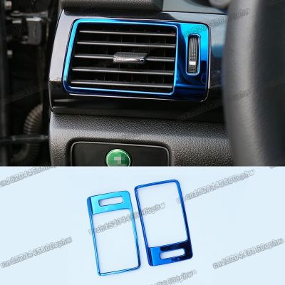 【hot】 Car Dashboard air conditioning outlet Side Vent Trims for 9 2013 2014 2015 2016 2017 Accessories auto