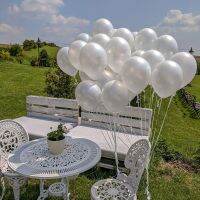 5/10/12inch Milk White Pearl Balloons Hawaiian Party Theme Suit Latex Baloon Garland Birthday Wedding Decoration Ballon Supplies Colanders Food Strain