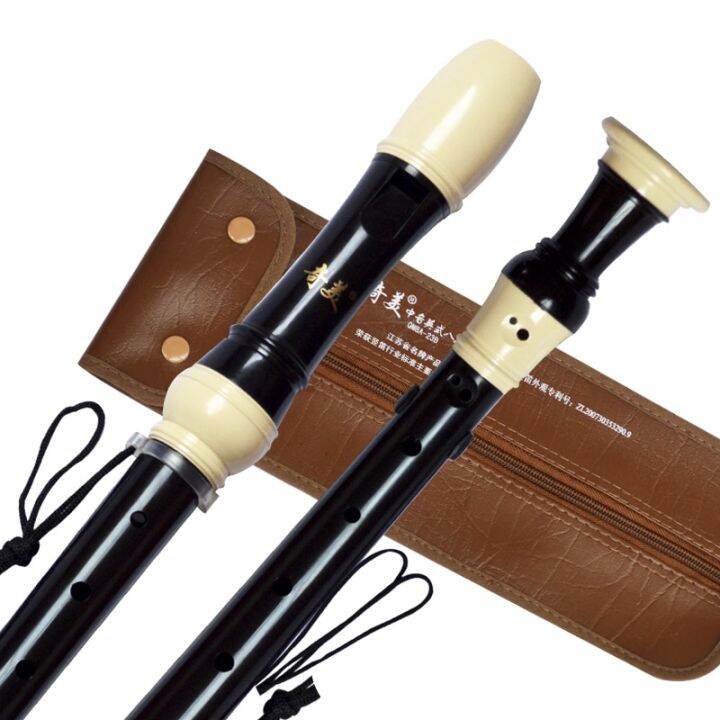 QIMEI Alto Recorder Flutes F Key 8 Holes Baroque Flute Musical