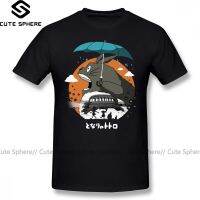 Mens Totoro T-shirt My Friend Totoro Print T-shirt Short Sleeve Cotton T-shirt Awesome Casual T-shirt