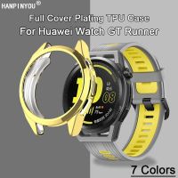 Full Cover Soft Silicone TPU Plating Case For Huawei Watch GT Runner / GT 3 SE Protective Bumper Shell - Not Screen Protector Pipe Fittings  Accessori