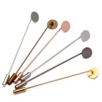 10pcs 10mm Blank Base Brooch Metal Lapel Pins Bezel for DIY Jewelry Dressmaking Decoration Material Costume Making Supplies