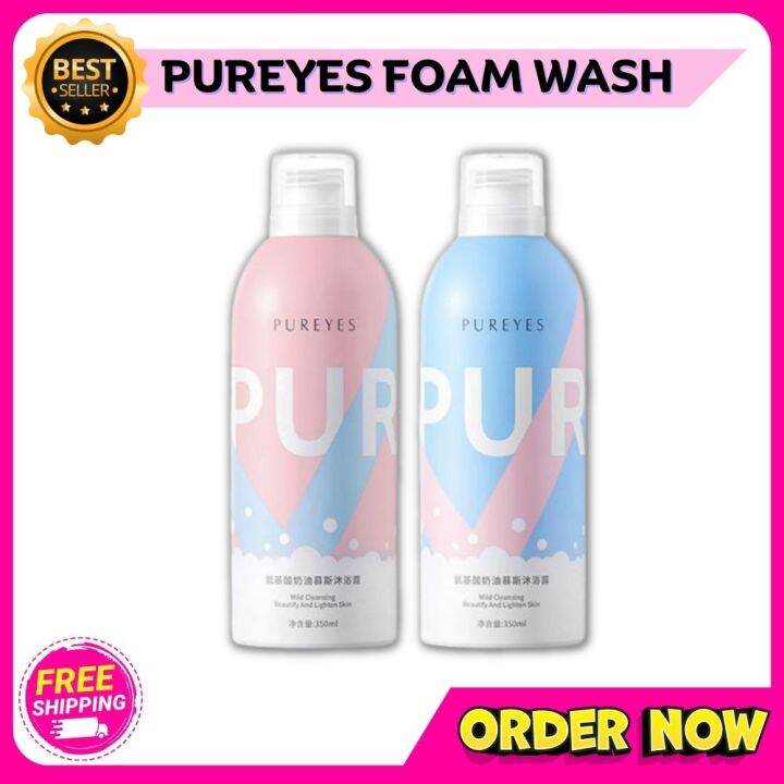ORIGINAL PUREYES SHOWER GEL MOISTURIZING AND REFRESHING BUBBLE SPA