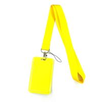 Yellow Color Key lanyard Car KeyChain ID Card Pass Gym Mobile Phone Badge Kids Key Ring Holder Jewelry Decorations
