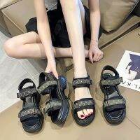 Sandals women 2023 new sandals womens sandals leisure Velcro with flat sandals for womens shoes