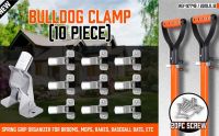 ❈❖๑ 2020-10 Pack Spring Grip Mop i uchwyt na miotłę do łopaty prowizji miotły uchwyt na mopa itp.