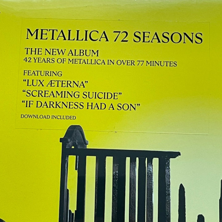 แผ่นเสียง-metallica-72-seasons-2-x-vinyl-lp-แผ่นเสียง-มือหนึ่ง-ซีล-ปกมุมซ้ายมีรอย