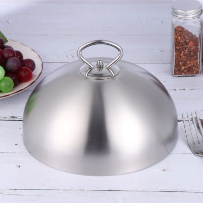 Dome Burger Cover Melting Cheese Covers Griddle Cloche Food Plate Press Features Basting Helper Steel Stainless Protection Domes