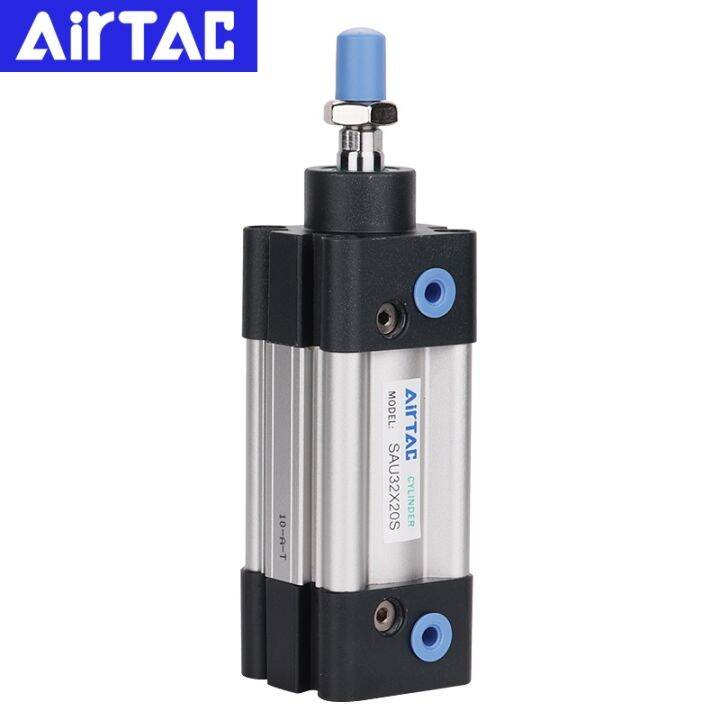 2022☆ Airtac Original SAU Series Air Cylinders Double Acting Single Rod Pneumatic Cylinder