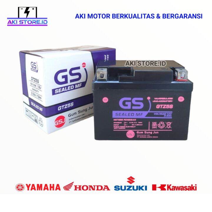 Aki Motor Yamaha New Jupiter MX 135 GTZ5S GS J Accu Kering MF | Lazada