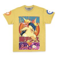 2023 NewTyphlosion Pokemon Streetwear เสื้อยืด