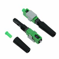 10pcs FTTH SC APC Fast Connector FTTH Pre-Bur ไฟเบอร์ออปติก Quick Connector SC APC ขั้วต่อ SC