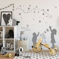 [COD] Wall Stickers Kids Room Constellation Decals Vinyl Baby New LC510