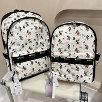 LeSportsac Le Poetry series กระเป๋านักเรียนหญิงน่ารักกระเป๋าเป้สะพายหลังเมาส์ 3746/3747 กระเป๋าคอมพิวเตอร์