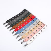 PU Leather Rivet Bag Strap Women Shoulder Crossbody Bag Belt Solid Wide Strap Bag Part Accessories Female Messenger Bag Strap