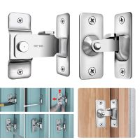 90 Degree Right Angle Door Latch Stainless Steel Door Locks Bolt for Barn Sliding Door Flip Door Buckles Household Ornaments Door Hardware Locks Metal