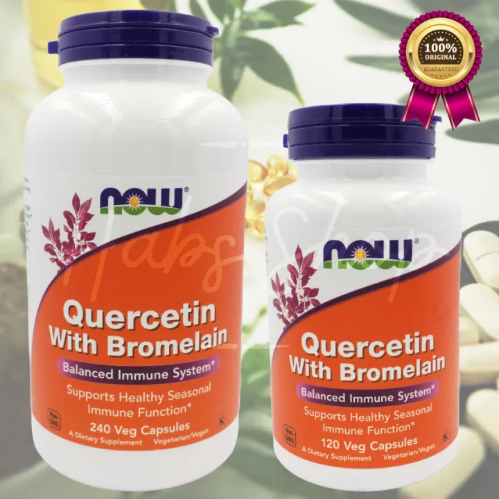 Quercetin with Bromelain Supports Healthy Immune System Promotes Year
