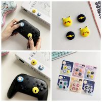 4ชิ้น/เซ็ต Sticks Cap สำหรับ Switch Pro Controller Soft ซิลิโคนน่ารัก Pikachu Doraemon Analog Thumb Stick Grips Caps