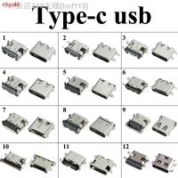 【CW】▽❅❖  12Mode Type C 6 12 Pin Socket USB 3.1 Female SMD DIP PCB Design Current