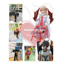 อุปกรณ์ประกอบการ Cosplay 5-14years เด็ก Pickmine การเย็บปะติดปะต่อกัน/การสวมใส่ใบหน้ามังกรธรรมดาปีกแหลมยางยืดหางยาวเครื่องแต่งกายมังกรฮาโลวีน