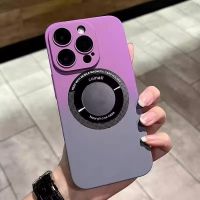 .Suitable For PC Gradual Magnetic Protective Casing with Lens Film Cover for IPhone 14 13 12 11 Pro Max 14Plus Hard Case