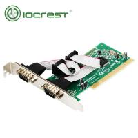 มอสชิพ9865ชิปเซ็ต PCI 2 Rs232อนุกรม Db9พอร์ต Com การ์ดคอนโทรลเลอร์พร้อมตัวยึด