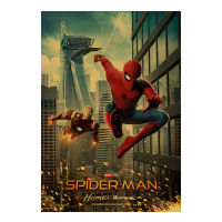 【D048】 The New Spider-Man Hero Returns Kraft Paper Retro Poster Stationery Store Dormitory Wall Decoration Painting