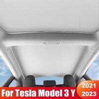 For Tesla Model 3 Y 2021 2022 2023 2024 Glass Roof Sun Shades Car Front Rear Skylight Blind Shading Net Accessories