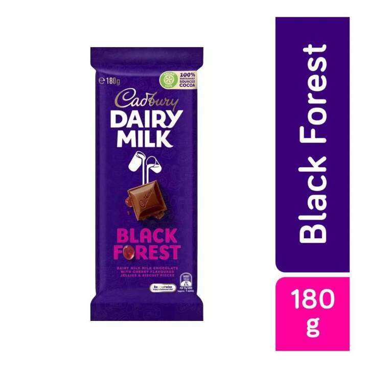 Cadbury Dairy Milk (Black Forest) 180g Chocolate Block [Made In
