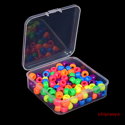 Shipiaoya กล่องเก็บของเครื่องประดับพลาสติกใสขนาดเล็กใส่ลูกปัดต่างหูกล่องเก็บของสำหรับ
