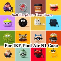 【Discount】 For IKF Find Air N1 Case Couple Cute cartoon for IKF Find Air N1 Casing Soft Earphone Case Cover