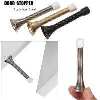 Iron Anti-Collision Spring Noise Canceling Door Crash Pad Door Stopper Door Handle Guard Stopper Lock Protective Decorative Door Stops