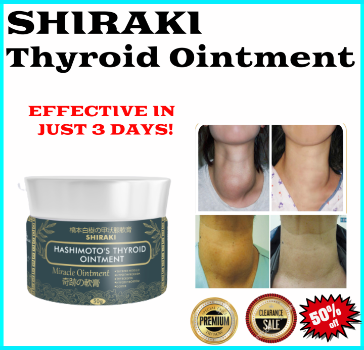 BEST SELLER SHIRAKI Thyroid Ointment Thyroid Cream Thyroid Gland