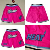 NEW Just Don Shorts 2022 Hot Pink Pocket Sweatpants Basketball Pants Y727