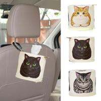 Cat Tissue Box Cover Cute Japanese Cat Shaped Tissue Box Storage Bag Multifunctional Tissue Dispenser Napkin Holder For Home