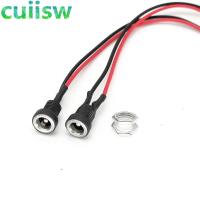 ☊■ DC-022B 5.5x2.1 mm DC Power Supply Jack Socket Female Panel Mount Connector 20AWG Wire Cables Lenght 10/20cm